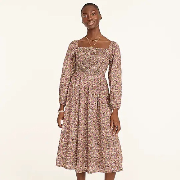 J. Crew Dresses & Skirts - Organic cotton daydream dress in Liberty® Busy Izzy